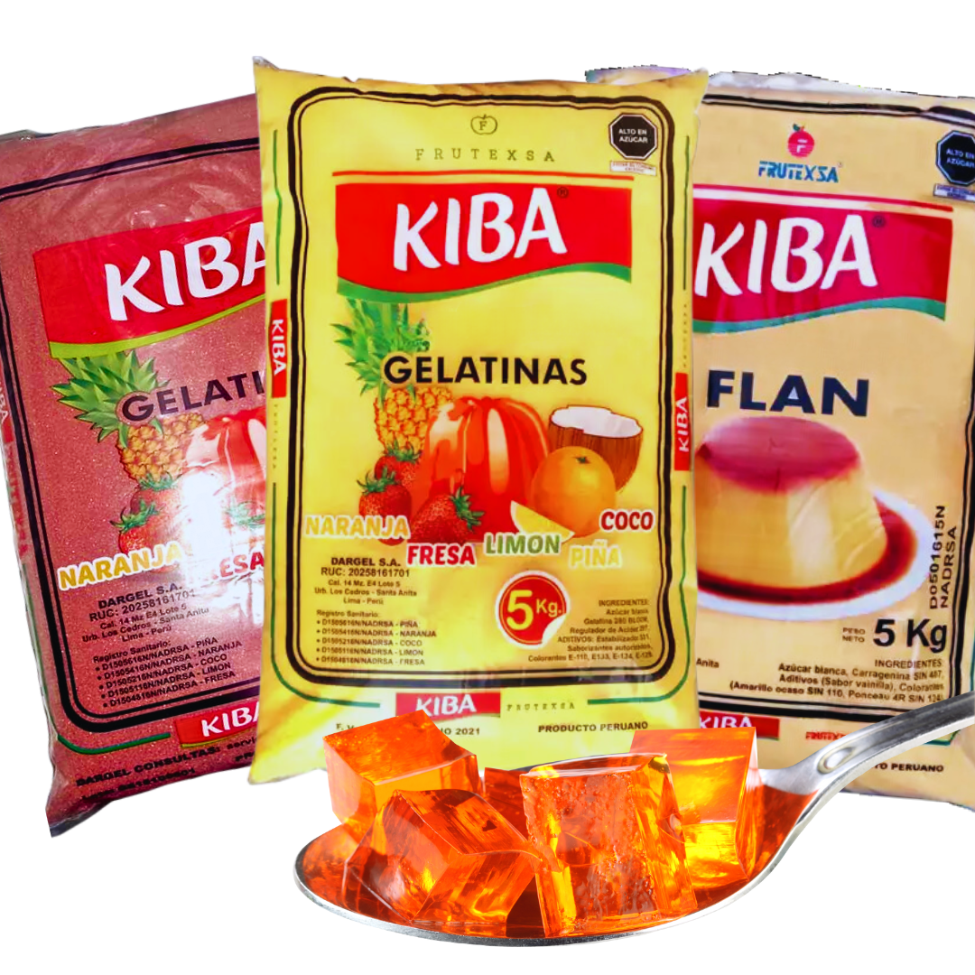 GELATINAS FRUTEXSA KIBA